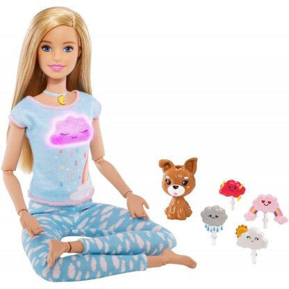 set barbie by mattel wellness and fitness papusa mediteaza 1