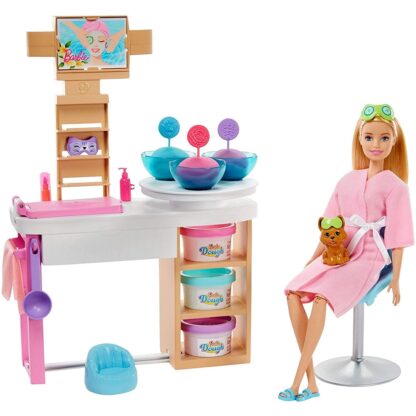 set barbie wellness and fitness o zi la salonul spa 1