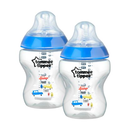 set biberoane decorate tommee tippee 260 ml 2 buc baieti 1