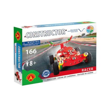 set constructie 166 piese metalice constructor racer masina de curse