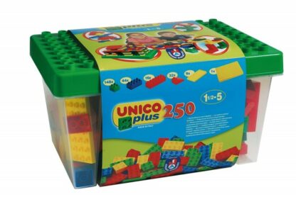 set constructie unico plus galeata cu 250 de piese