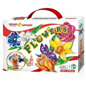 Set creatie pictura, Flori 3D