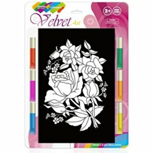 Set creatie pictura pe catifea, Trandafiri