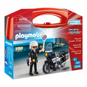 Set de constructie portabil Playmobil City Action - Politie (5648)