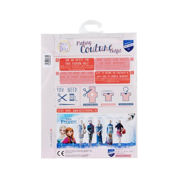 Set de croitorie hainute pentru papusi Couture Disney Mary Frozen Magic, Dress Your Doll - imagine 2