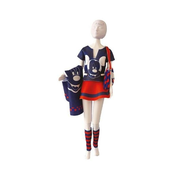 Set de croitorie hainute pentru papusi Couture Disney Tiny Mickey, Dress Your Doll - imagine 3