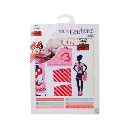 set de croitorie hainute pentru papusi couture disney tiny minnie dress your doll