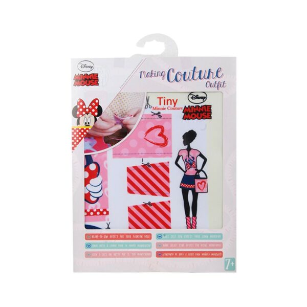 Set de croitorie hainute pentru papusi Couture Disney Tiny Minnie, Dress Your Doll