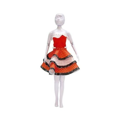 set de croitorie hainute pentru papusi couture maggy flamenco dress your doll