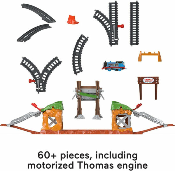 Set de joaca Thomas & Friends Podul mergator Fisher Price cu trenulet Thomas - imagine 2
