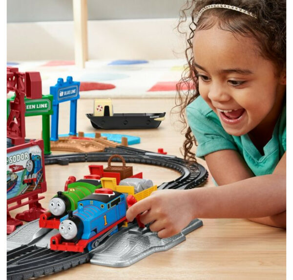 Set de joaca Thomas & Friends Vorbaretii Thomas si Percy in Insula Sodor - imagine 3