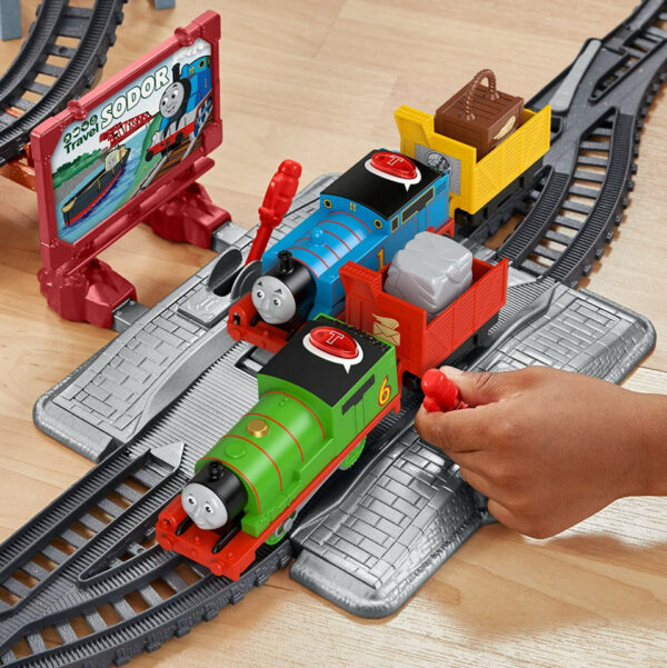 Set de joaca Thomas & Friends Vorbaretii Thomas si Percy in Insula Sodor - imagine 6