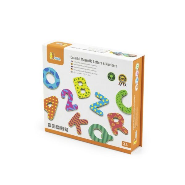 Set de litere si numere magnetice (77 piese) - imagine 7