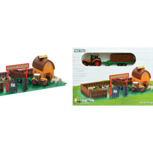 Set ferma cu tractor si remorca