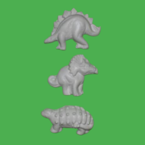 Set figurine de pictat, din ipsos, dinozauri mari