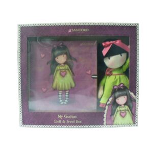 Set Gorjuss papusa + cutie de bijuterii