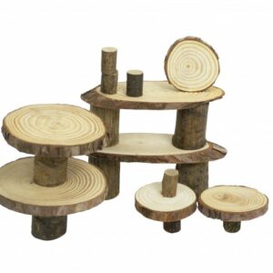 Set joaca lemn Saica Montessori mini world 1