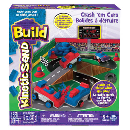 set kinetic sand crash em cars