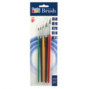 Set pensule pictura din par natural, Marimi: 2, 4, 6, 8, 10