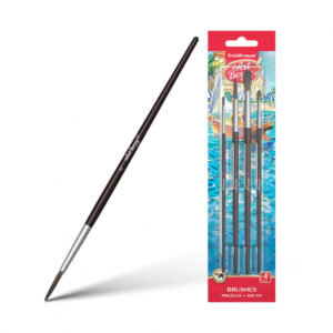 Set pensule pictura din par natural, Marimi: 2, 4, 6, 8
