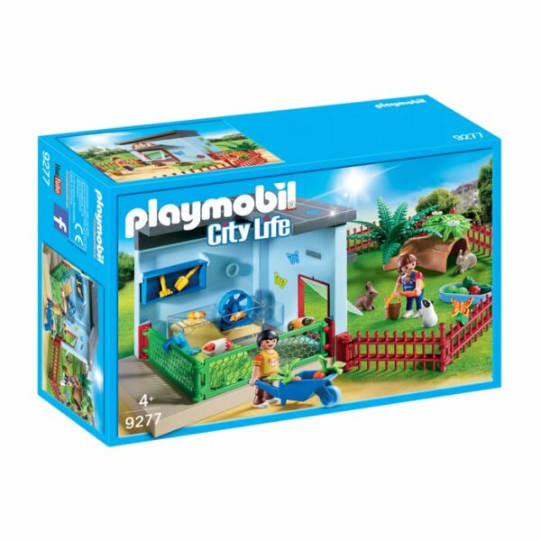 Set 2 figurine Playmobil - Hotel pentru iepurasi si hamsteri (9277)