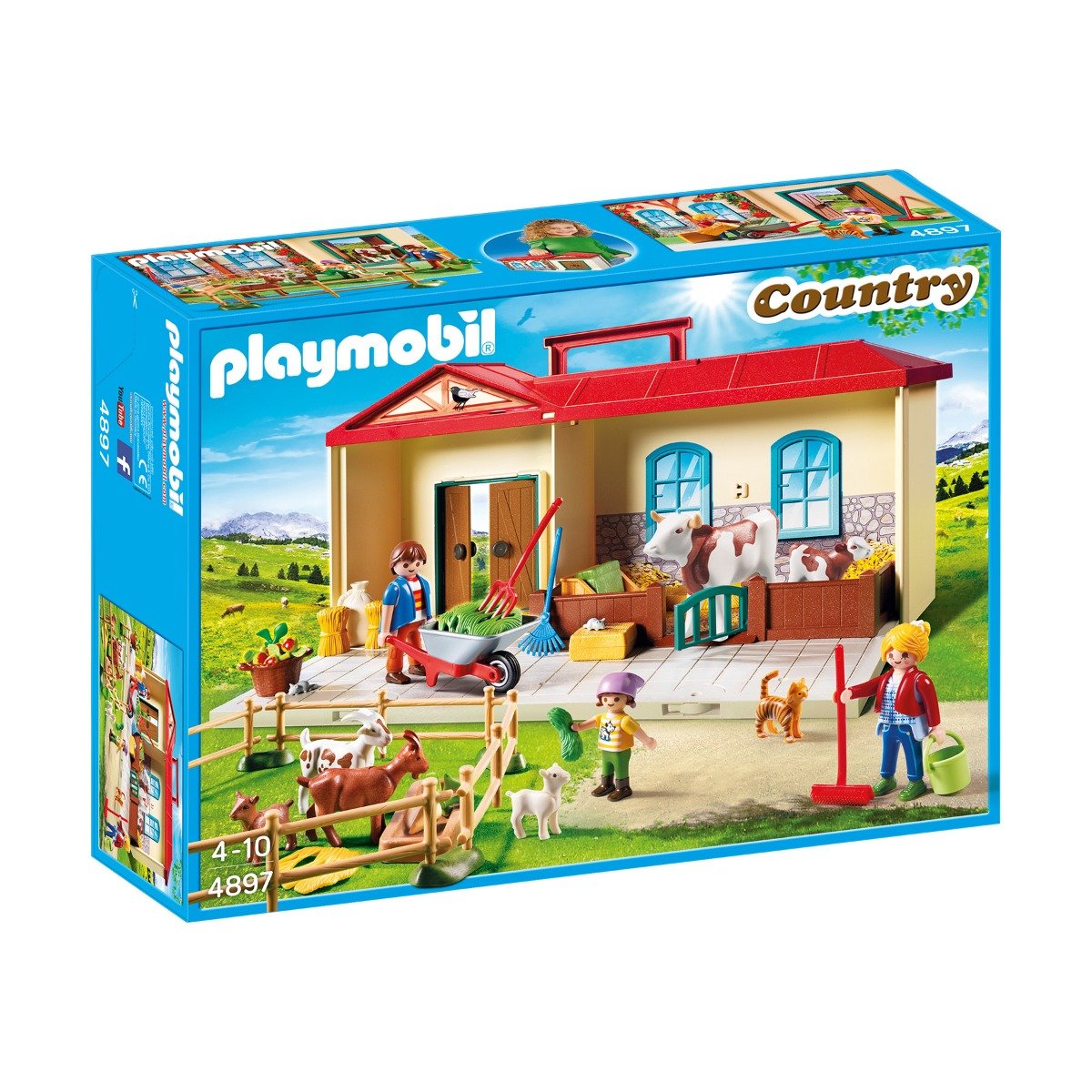 Set cutie de joaca Playmobil Country - Casuta de la tara (4897) 1 Set cutie de joaca Playmobil Country - Casuta de la tara (4897)