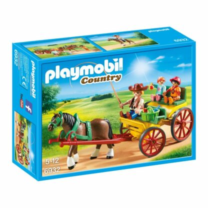 set figurine playmobil country trasura cu cal 1