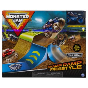 Set masinuta Monster Jam Champ Ramp Freestyle Son-uva Digger