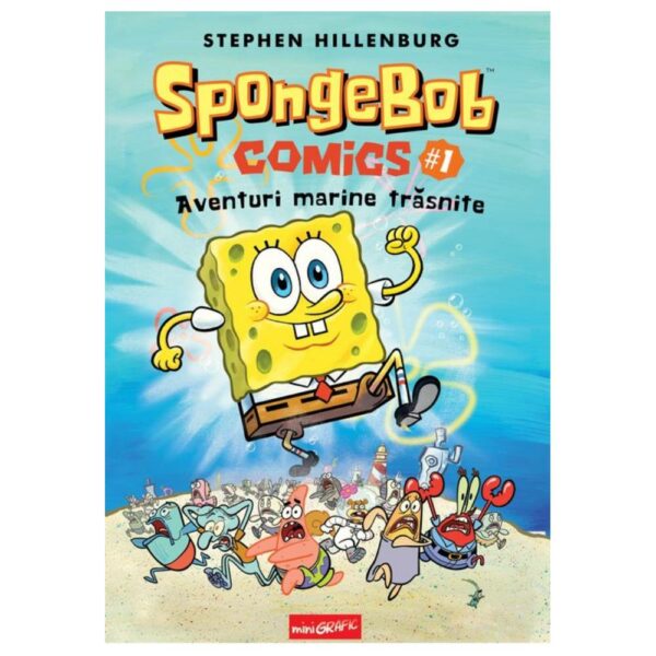 spongebob comics 1 aventuri marine trasnite stephen hillenburg minigrafic s cover big