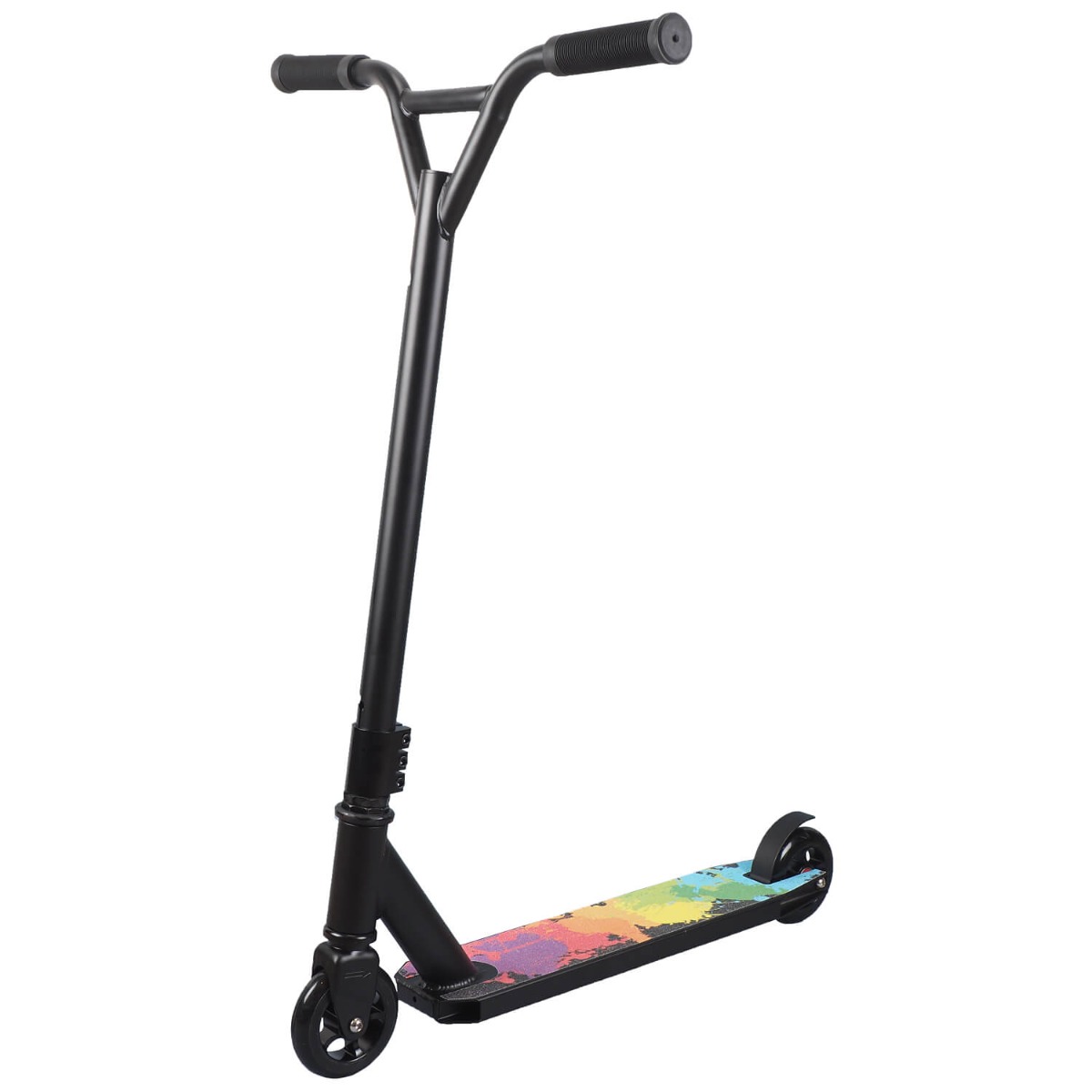 Trotineta cu roti din aluminiu negre Action One Extreme