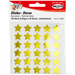 Stickere stelute, 150 bucati