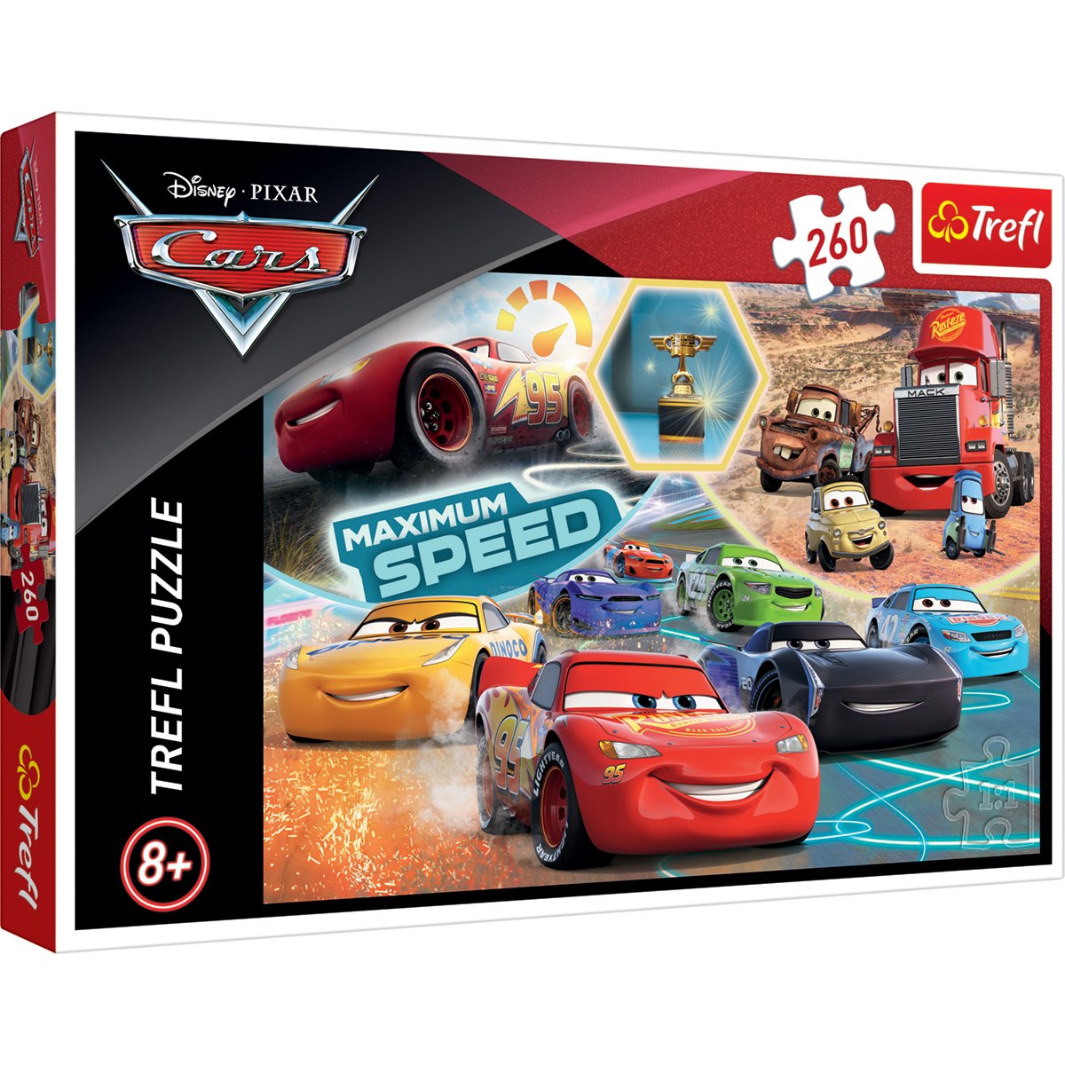 Puzzle Trefl 260 piese, Gala campionilor, Disney Cars 3 1 Puzzle Trefl 260 piese, Gala campionilor, Disney Cars 3