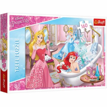 tf15327 001w puzzle trefl disney princess pregatirea pentru bal 160 piese