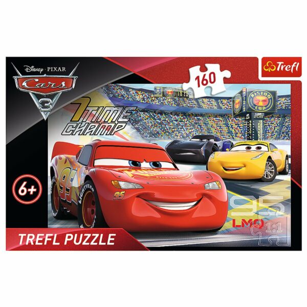 tf15339 001w puzzle trefl disney cars accelereaza 160 piese