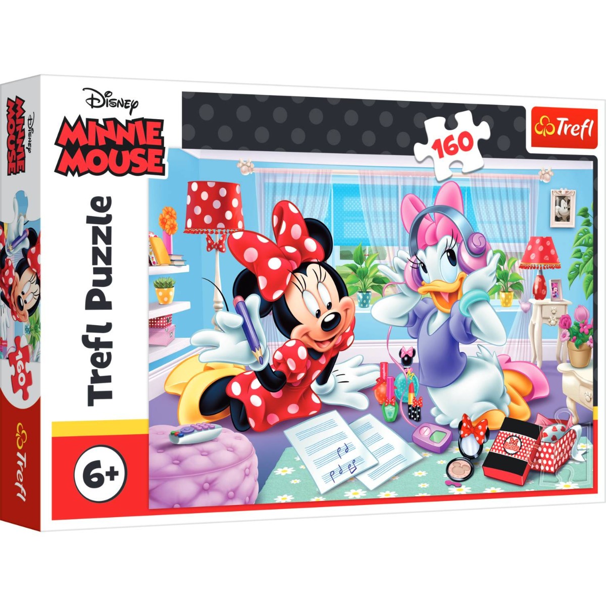 Puzzle Trefl 160 piese, O zi cu prietena cea mai buna, Disney Minnie Mouse 1 Puzzle Trefl 160 piese, O zi cu prietena cea mai buna, Disney Minnie Mouse