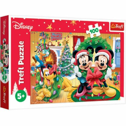 tf16365 001w puzzle trefl mickey mouse magia craciunului 100 piese