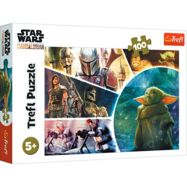 Puzzle Trefl 100 piese, Baby Yoda
