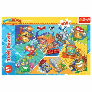Puzzle Trefl 100 piese, Spionii secreti in actiune, Super Things