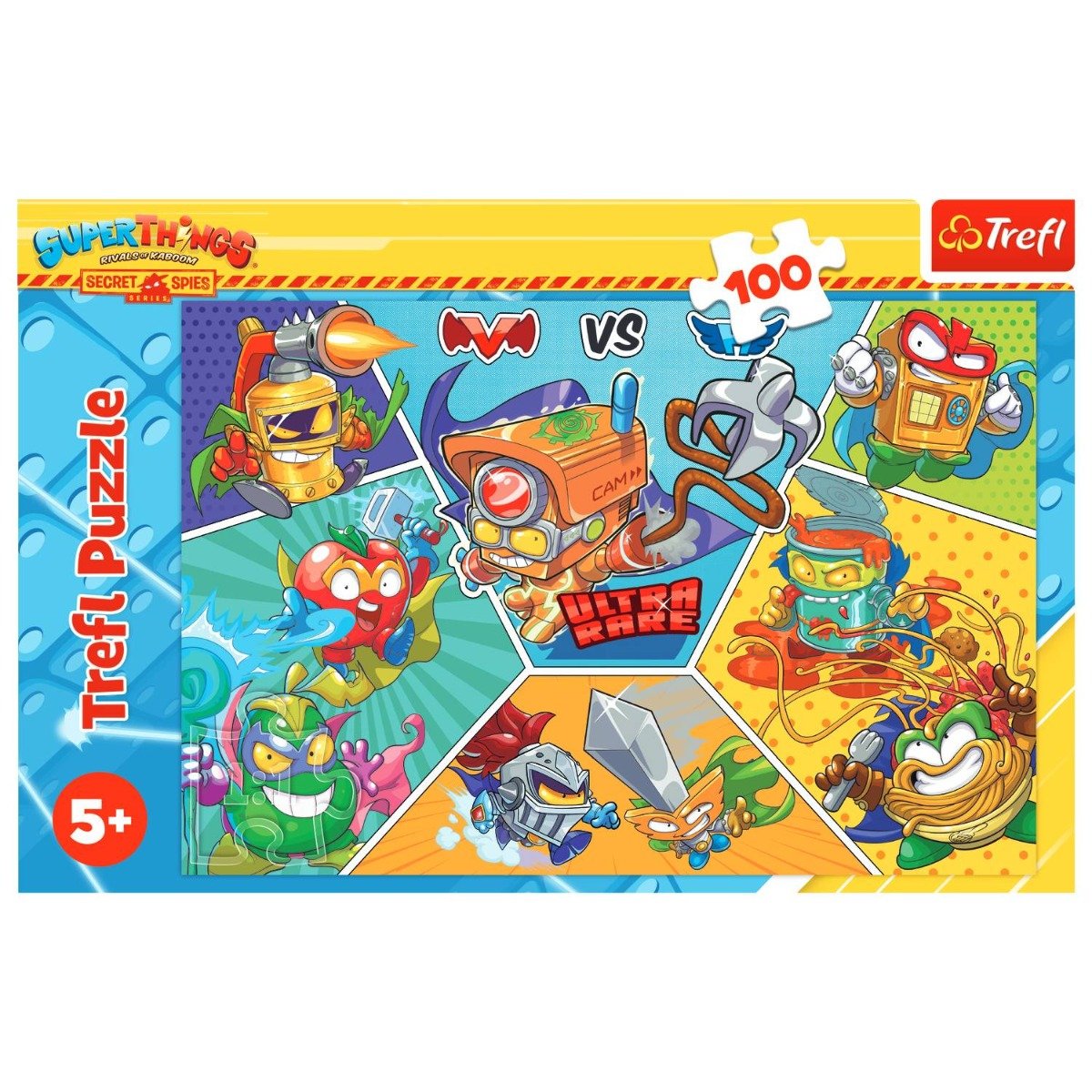 Puzzle Trefl 100 piese, Spionii secreti in actiune, Super Things 1 Puzzle Trefl 100 piese, Spionii secreti in actiune, Super Things
