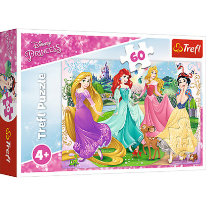 tf17347 001w puzzle trefl disney princess printesele favorite 60 piese