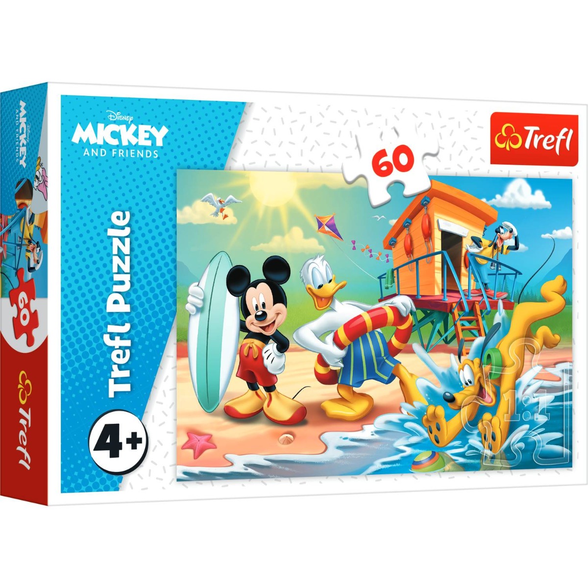 Puzzle Trefl 60 piese, O zi interesanta pentru Mickey si prietenii, Mickey Mouse 1 Puzzle Trefl 60 piese, O zi interesanta pentru Mickey si prietenii, Mickey Mouse