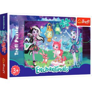 Puzzle Trefl 30 piese, Lumea magica a Enchantimals
