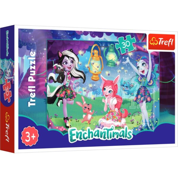 Puzzle Trefl 30 piese, Lumea magica a Enchantimals