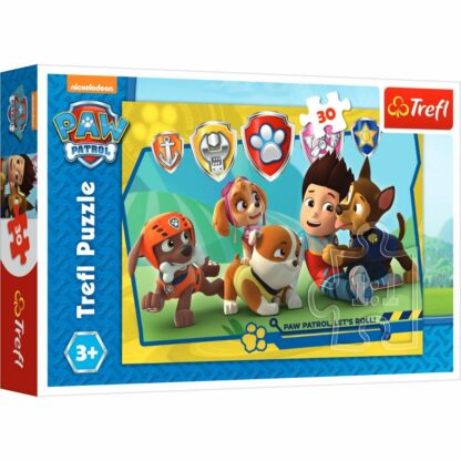 tf18239 puzzle trefl 30 piese ryder si prietenii paw patrol 1