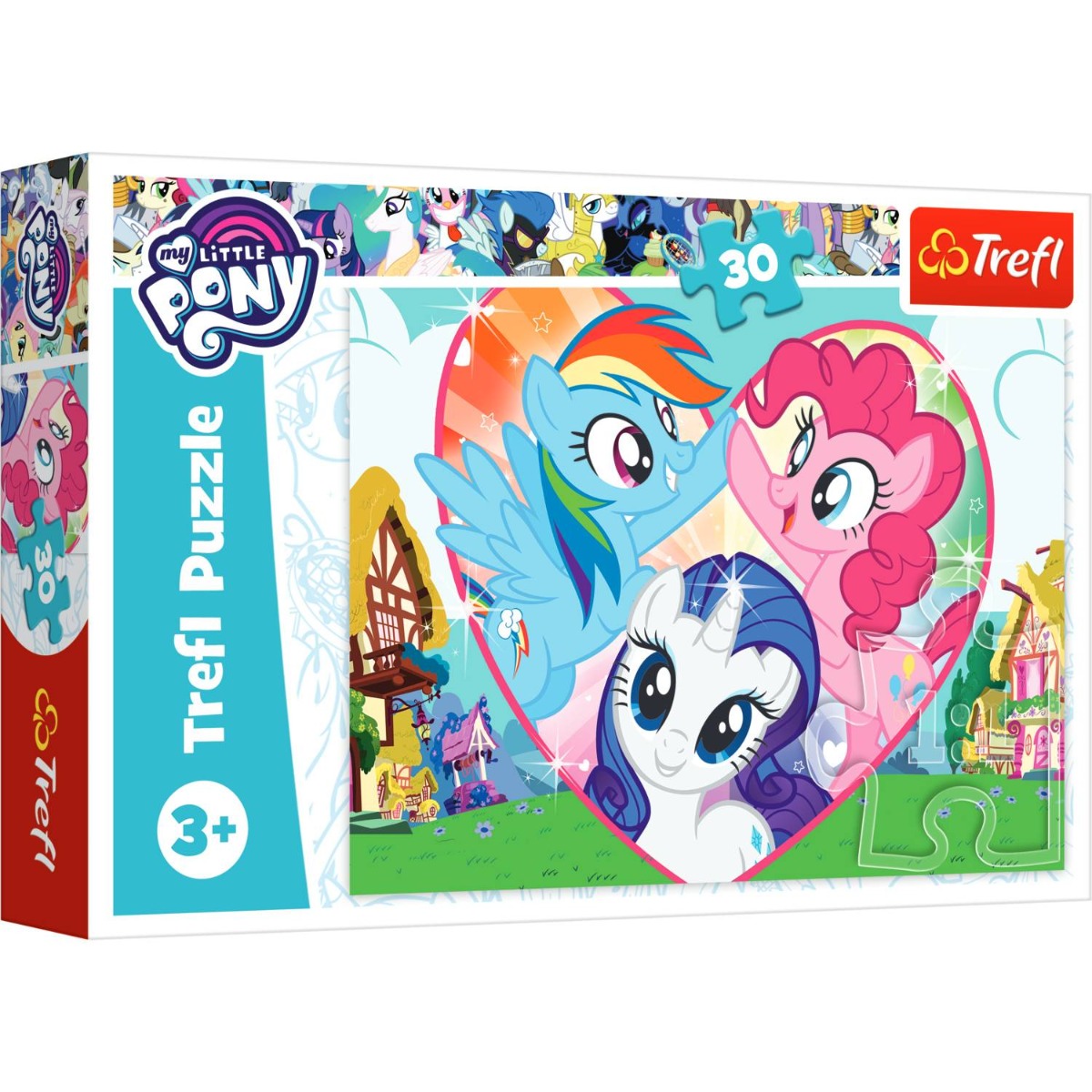 Puzzle Trefl 30 piese, Mai buni impreuna, My Little Pony 1 Puzzle Trefl 30 piese, Mai buni impreuna, My Little Pony
