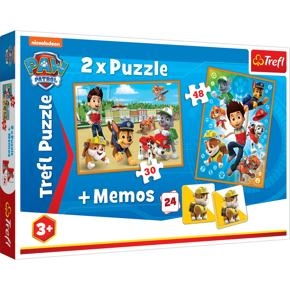 Puzzle Trefl 2 in 1, Echipa salvatoare, Paw Patrol 1 Puzzle Trefl 2 in 1, Echipa salvatoare, Paw Patrol