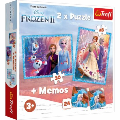 tf90814 001w puzzle trefl 2 in 1 un tinut misterios disney frozen 2 1