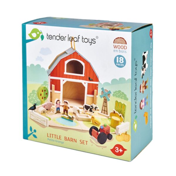 tl8301 micul hambar din lemn tender leaf toys little barn 8