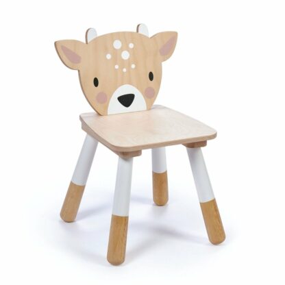 tl8814 001 scaunel din lemn premium tender leaf toys forest deer chair caprioara 1
