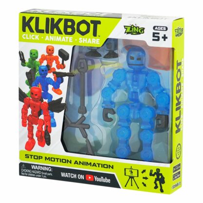 tst1600 robot articulat transformabil klikbot blue 1